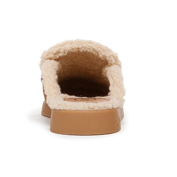 Sam & Libby Shelby Cozy Mule in Chestnut Tan EUC Size 7 - Picture 5 of 12